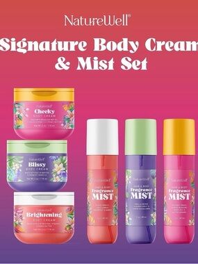Naturewell Signature Body Cream & Mist Set
